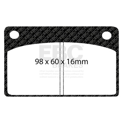 EBC Greenstuff 2000 Series Sport Brake Pad Set (DP2143) Image 1