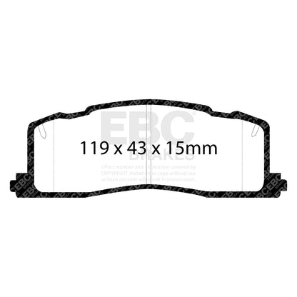 EBC Brakes Pad and Disc Full vehicle Kit (PD40K1851) Image 1