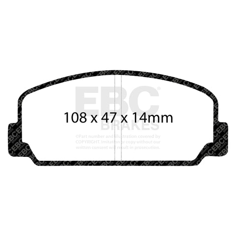 EBC Brakes Pad and Disc Kit (PDKF1838) Image 4