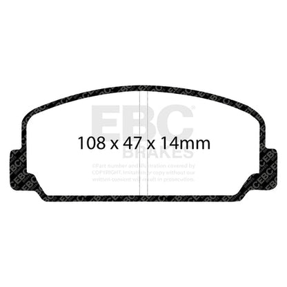 EBC Brakes Pad and Disc Kit (PDKF1838) Image 4