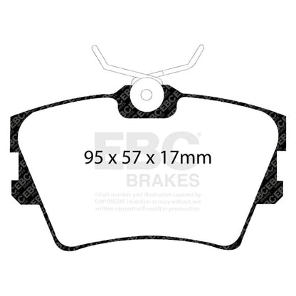 EBC Brakes Pad and Disc Full vehicle Kit (PD40K2098)