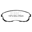 EBC Brakes Pad  and  Disc Kit (PD02KF385) Image 1