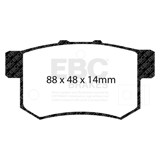 EBC Brakes Pad and Disc Full vehicle Kit (PD40K815) Image 1