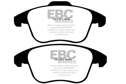 EBC Brakes Pad and Disc Full vehicle Kit (PD40K1536)
