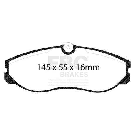 EBC Brakes Pad  and  Disc Kit (PD01KF583) Image 1
