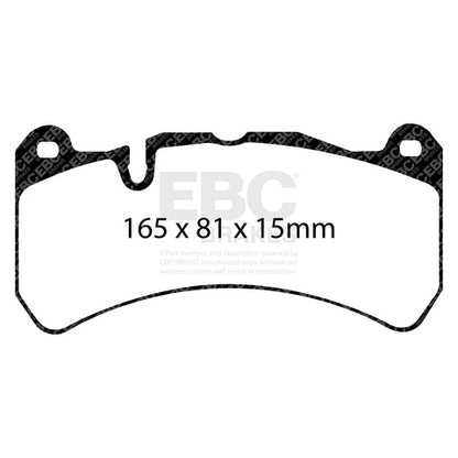 EBC Bluestuff NDX Trackday Brake Pad Set (DP51591NDX) Image 1