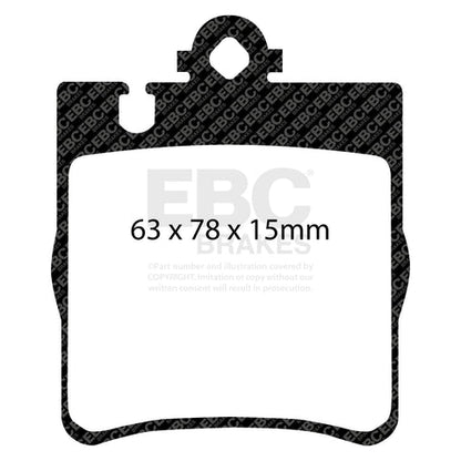 EBC Redstuff 3000 Series Sport Brake Pad Set (DP31441C) Image 1