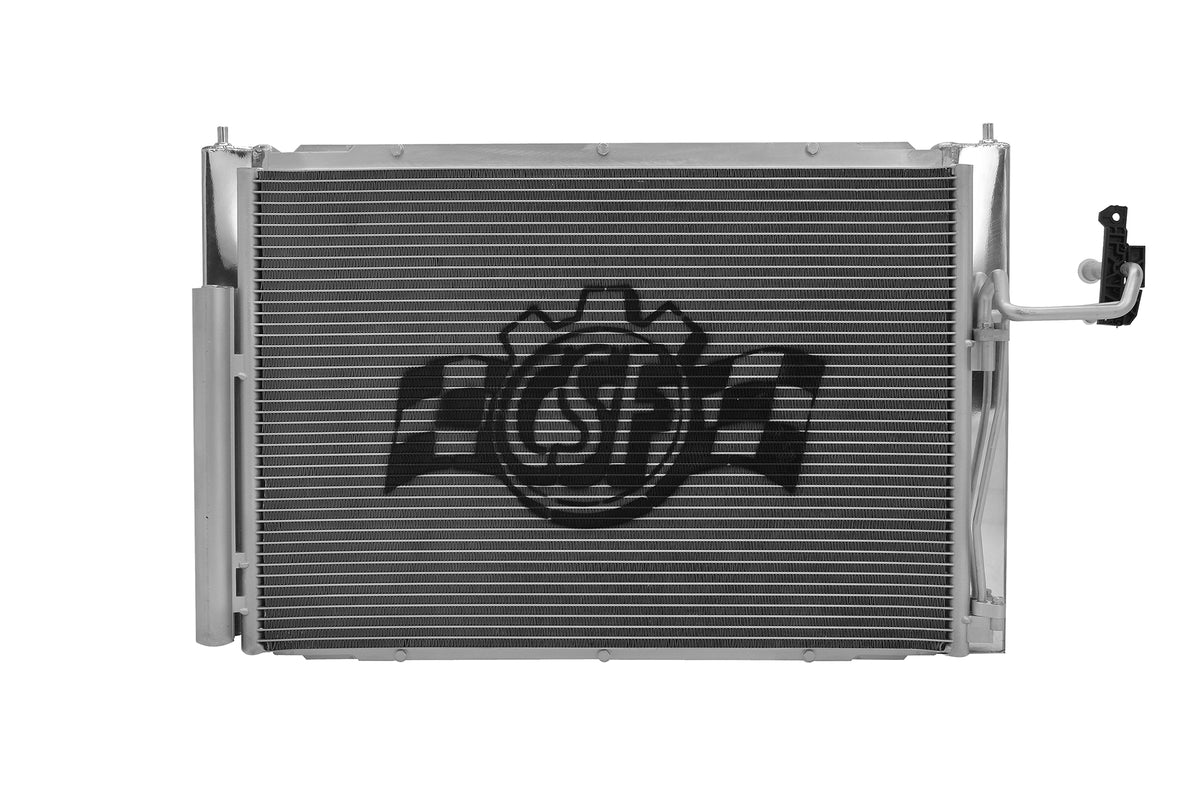 CSF Triple-Pass Radiator & Air-Con Condenser for Nissan 370Z (Z34) Manual - image 2