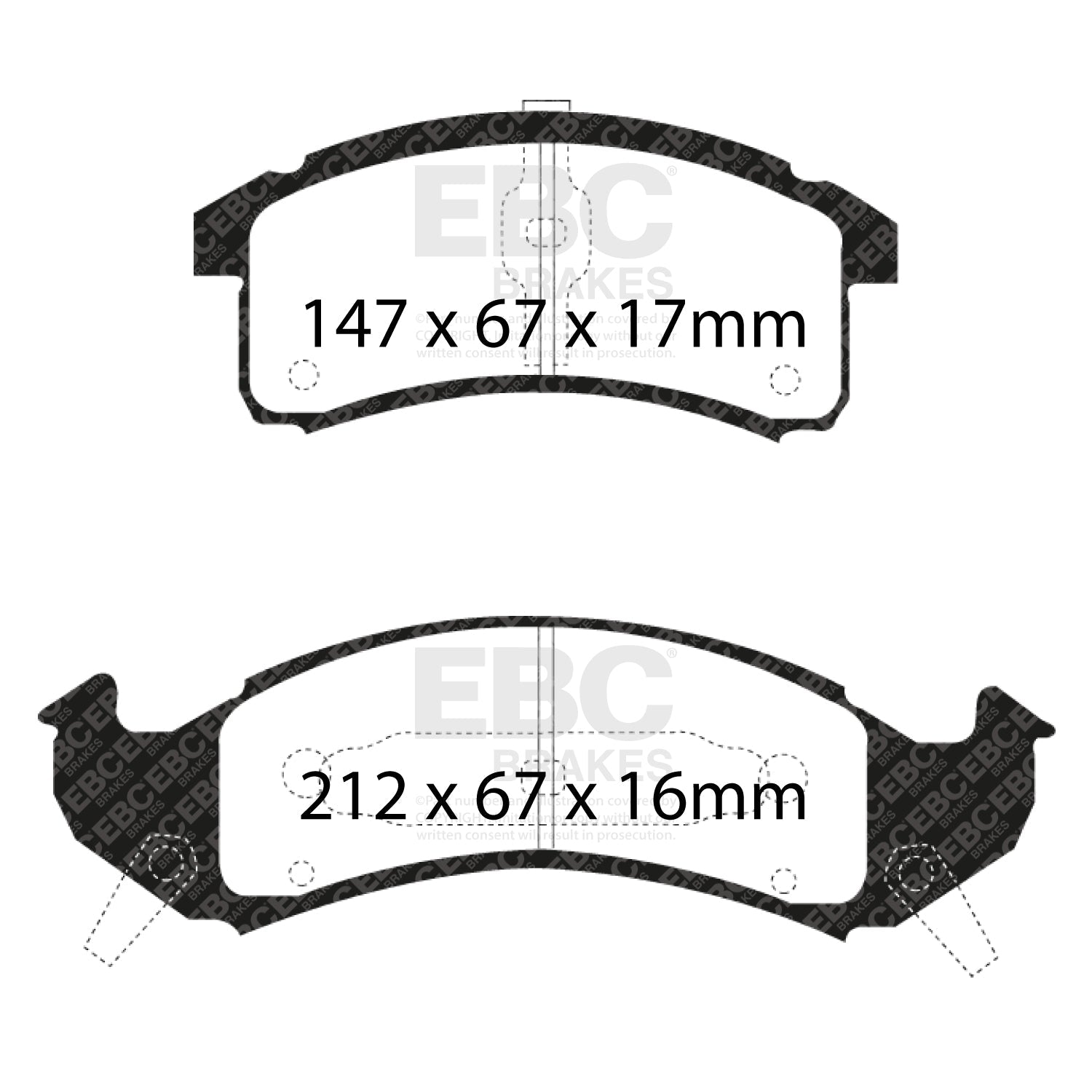 EBC Brakes Pad and Disc Kit (PD13KF161)