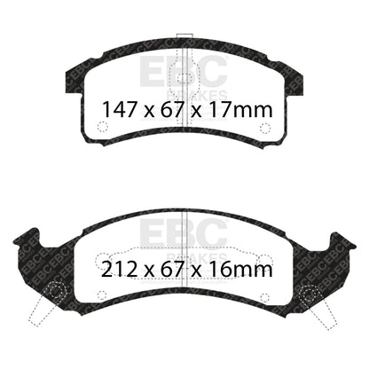 EBC Brakes Pad and Disc Kit (PD13KF161)