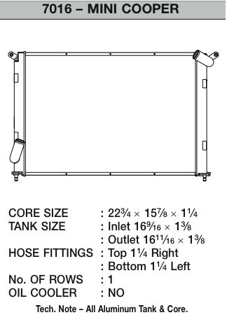 CSF All-Aluminium Radiator for Mini Cooper S R53 & R52 (Manual) - image 5