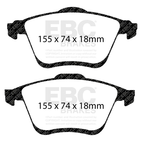 EBC Brakes Pad and Disc Kit (PD12KF172) Image 4