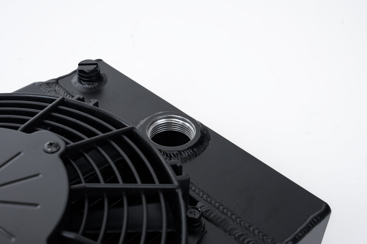 CSF KING Cooler Drag Race Radiator with Fan & Mounting Kit (Universal) - image 9