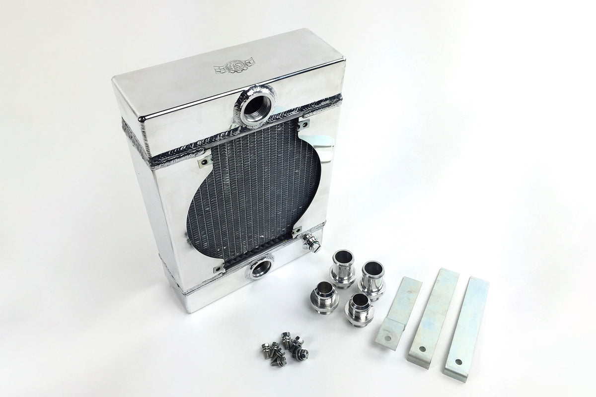 CSF KING Cooler Drag Race Radiator with Fan & Mounting Kit (Universal) - image 2