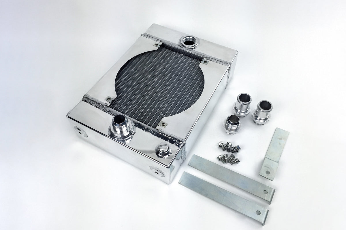 CSF KING Cooler Drag Race Radiator with Fan & Mounting Kit (Universal) - image 3