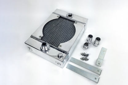 CSF KING Cooler Drag Race Radiator with Fan & Mounting Kit (Universal) - image 3