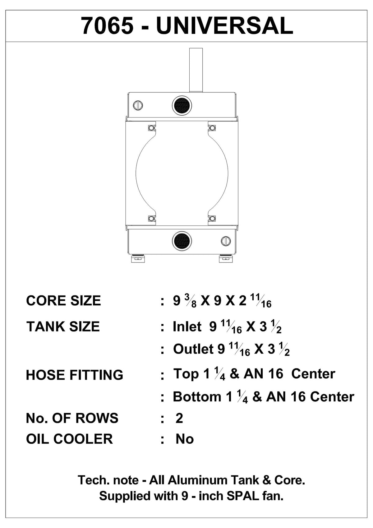 CSF KING Cooler Drag Race Radiator with Fan & Mounting Kit (Universal) - image 4