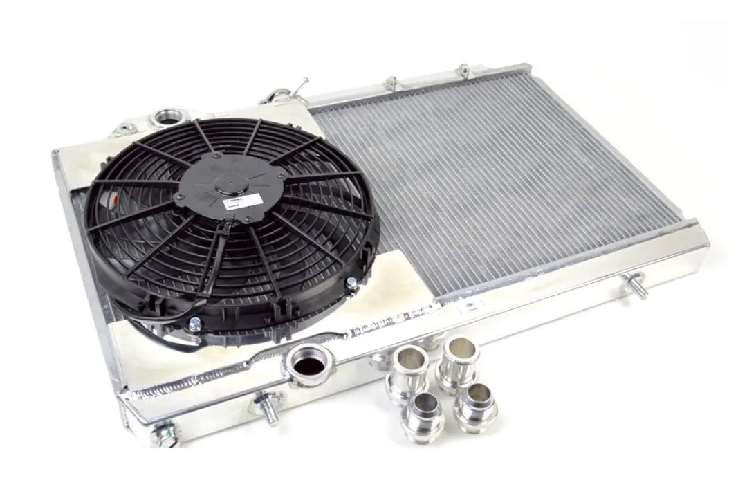 CSF Slim Full-Size Radiator with 12-inch Fan for Mitsubishi Lancer Evo IV-IX (Manual)