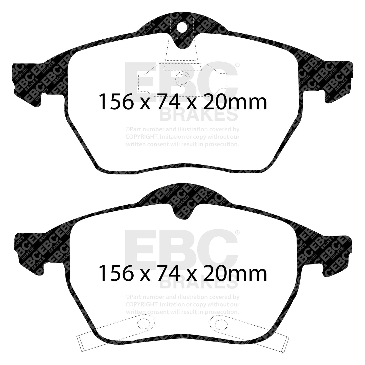 EBC Brakes Pad and Disc Kit (PD09KF227)