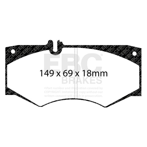 EBC Brakes Pad and Disc Full vehicle Kit (PD40K1227)