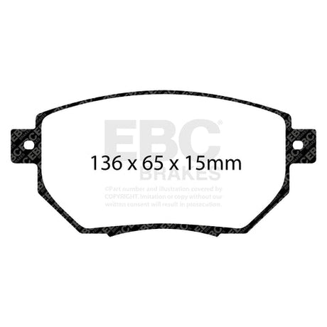 EBC Brakes Pad and Disc Kit (PD03KF867) Image 1