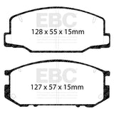 EBC Brakes Pad and Disc Kit (PDKF1945) Image 2
