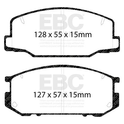 EBC Brakes Pad and Disc Kit (PDKF1945) Image 2