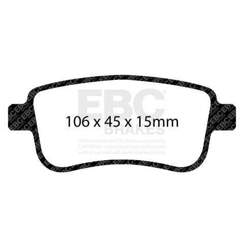 EBC Brakes Pad and Disc Kit (PDKR776) Image 1