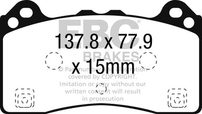 EBC Full Race RPX Pad & 2pc Disc Kit - (P2DK003RPX) Front