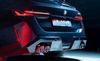 Sport Exhaust for BMW M5 G90 Racing | 4x 102mm Chrome Straight Cut Tips
