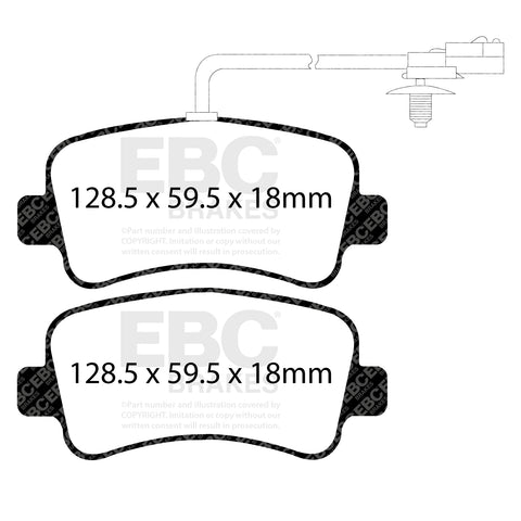 EBC Brakes Pad and Disc Kit (PDKR685)