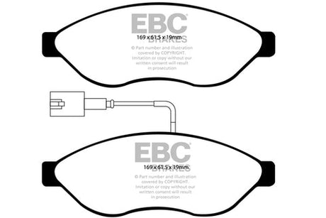 EBC Brakes Pad and Disc Kit (PDKF521) Image 2