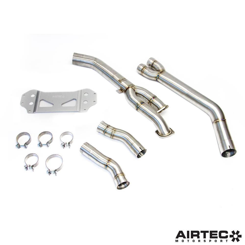 AIRTEC Motorsport 3.5”  Secondary Cat Bypass for BMW G80 M3 and G82 M4 Image 1