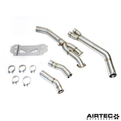 AIRTEC Motorsport 3.5”  Secondary Cat Bypass for BMW G80 M3 and G82 M4 Image 1