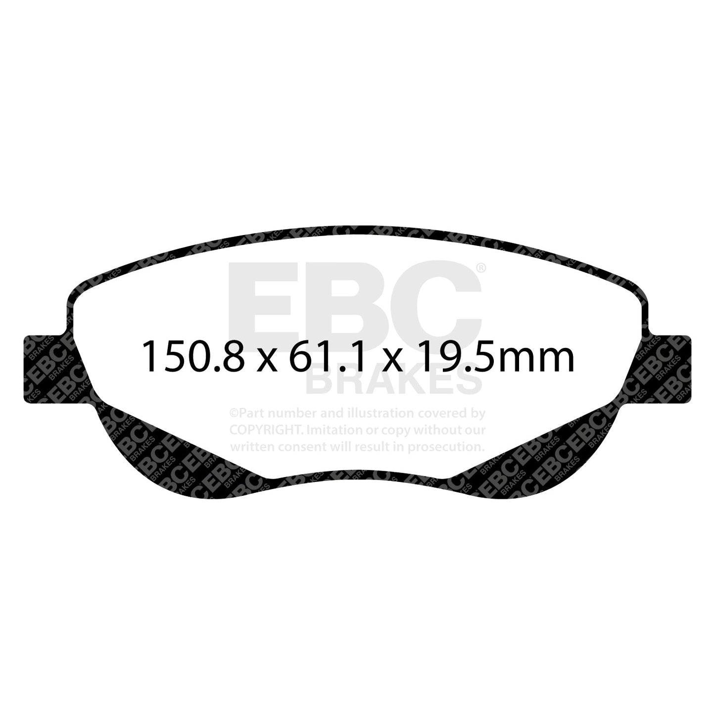 EBC Brakes Pad and Disc Kit (PDKF1915) Image 2