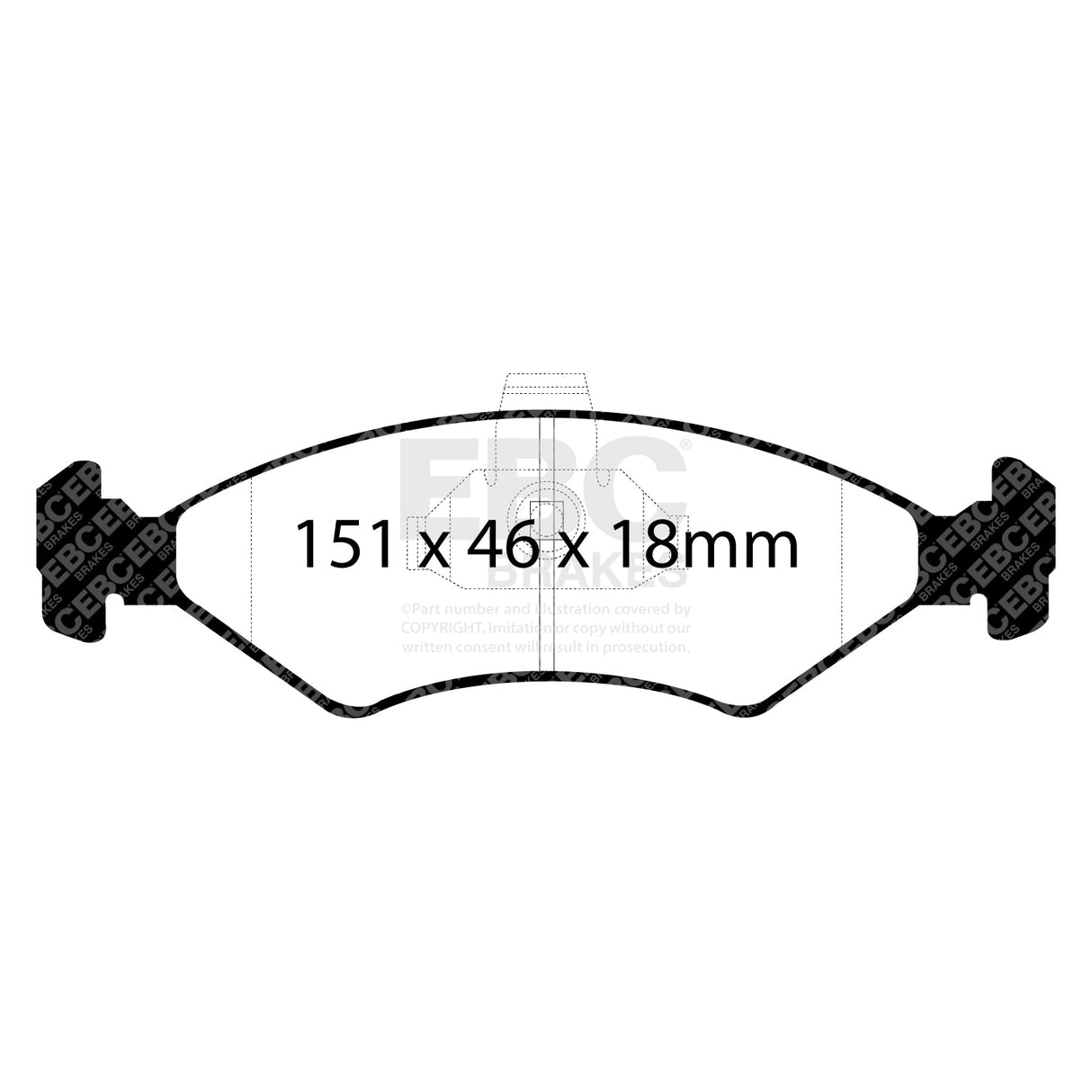 EBC Brakes Pad and Disc Kit (PDKF783) Image 4