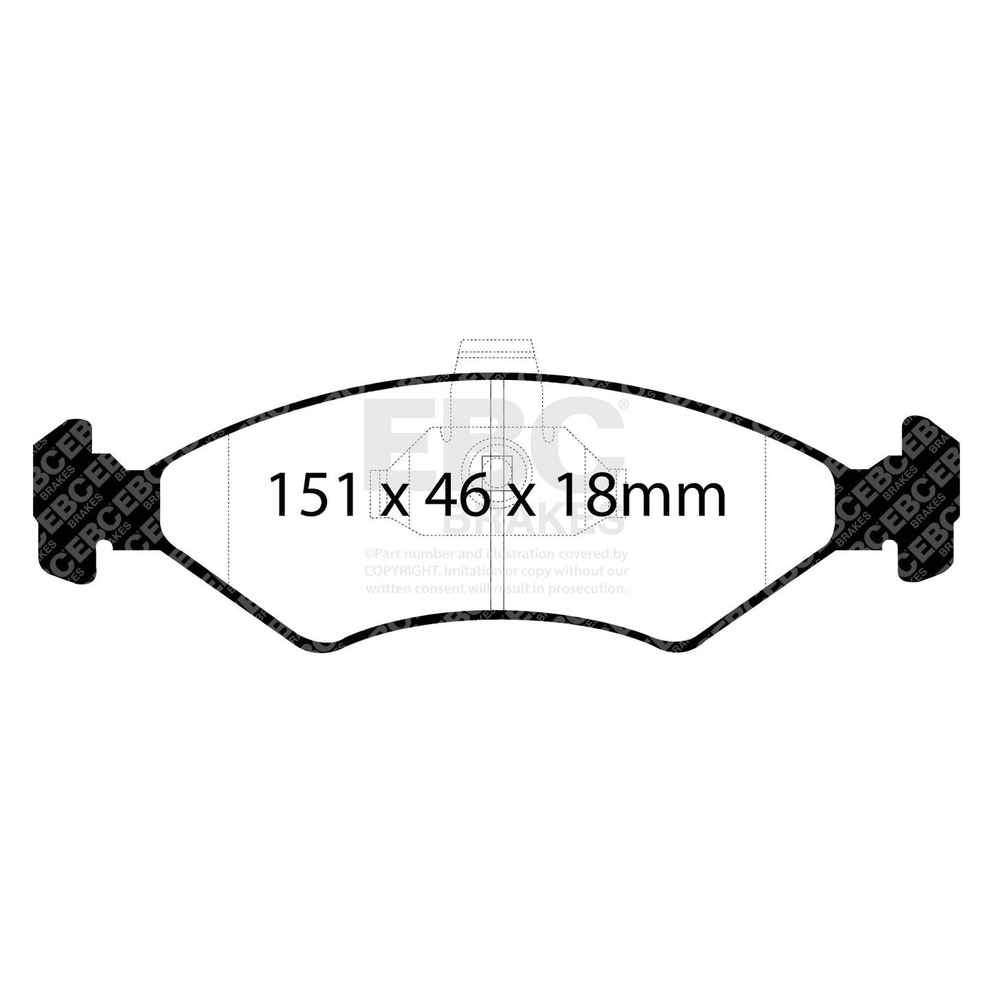 EBC Brakes Pad and Disc Kit (PDKF783) Image 4