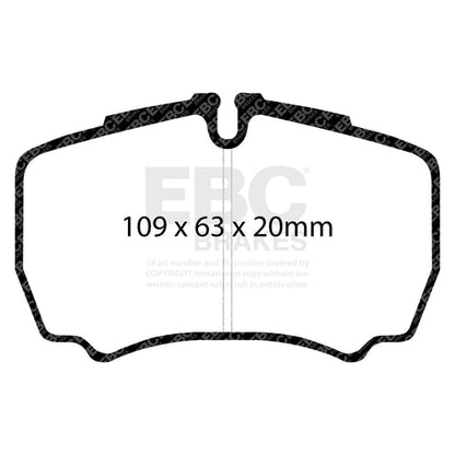 EBC Ultimax OE Replacement Brake Pad Set (DP1440) Image 2