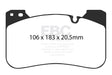 EBC Redstuff 3000 Series Sport Brake Pad Set (DP32331C) Image 1