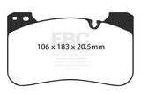 EBC Racing RP-1 Track and Race Brake Pads (DP82331RP1) Image 4