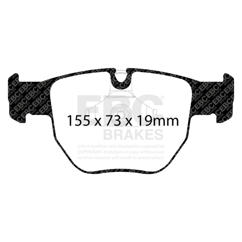 EBC Greenstuff 6000 Series Truck and SUV Brake Pad Set (DP61463) Image 4