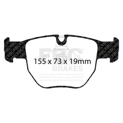 EBC Greenstuff 6000 Series Truck and SUV Brake Pad Set (DP61463) Image 4