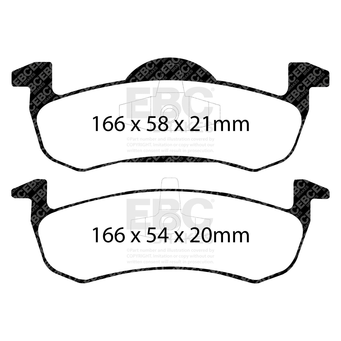 EBC Brakes Pad and Disc Full vehicle Kit (PD40K731) Image 5