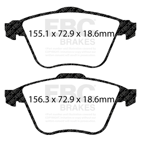 EBC Performance Pack Pad & Line Kit with Yellowstuff Pads (PLK1972) Image 4