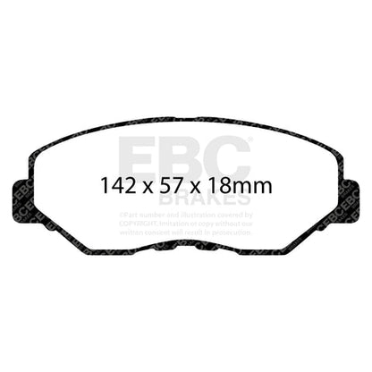 EBC Brakes Pad and Disc Kit (PDKF891) Image 4