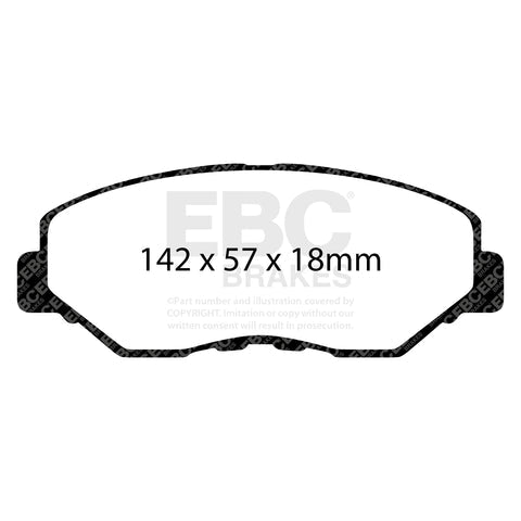 EBC Brakes Pad and Disc Kit (PD08KF583) Image 4