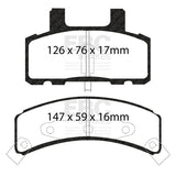 EBC Brakes Pad and Disc Kit (PDKF608) Image 4