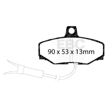 EBC Brakes Pad and Disc Kit (PDKR292) Image 1