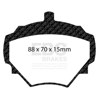 EBC Brakes Pad and Disc Full vehicle Kit (PD40K1038)