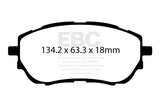 EBC Ultimax OE Replacement Brake Pad Set (DPX2176) Image 3